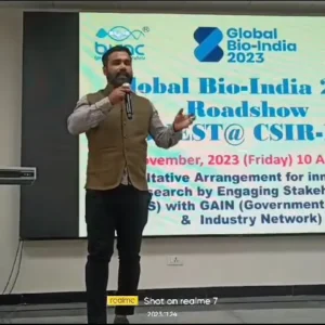 Speaker at Global Bio India